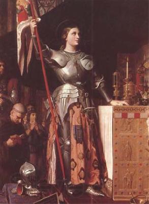 Jean Auguste Dominique Ingres Joan of Arc at the Coronation of Charles VII in Reims Cathedral (mk09)